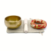 Set Bol tibetan cantator prelucrat manual, VeliumCraft, originar Himalaya, percutor 2 capete, din lemn si piele, perna cusuta manual, pentru purificare spirituala si meditatie, rosu Set Bol tibetan cantator prelucrat manual, VeliumCraft, originar Himalaya, percutor 2 capete, din lemn si piele, perna cusuta manual, pentru purificare spirituala si meditatie, rosu