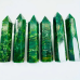 Turn obelisc de Quartz natural jad, VeliumCraft, 9-10 cm, vindecator spiritual, pentru meditatie si echilibru energetic, hexagonal Turn obelisc de Quartz natural jad, VeliumCraft, 9-10 cm, vindecator spiritual, pentru meditatie si echilibru energetic, hexagonal