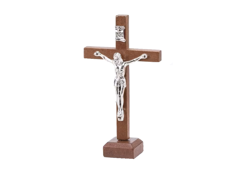 Maintuitorul pe cruce, VeliumCraft, 11x6 cm, pentru pace interioara si liniste, lemn Maintuitorul pe cruce, VeliumCraft, 11x6 cm, pentru pace interioara si liniste, lemn