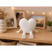 Inima decorativa articulata, 9x6x4 cm, cadou pentru cineva drag, orice ocazie, picioruse miscatoare, plastic, alb Inima decorativa articulata, 9x6x4 cm, cadou pentru cineva drag, orice ocazie, picioruse miscatoare, plastic, alb