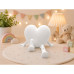 Inima decorativa articulata, 9x6x4 cm, cadou pentru cineva drag, orice ocazie, picioruse miscatoare, plastic, alb Inima decorativa articulata, 9x6x4 cm, cadou pentru cineva drag, orice ocazie, picioruse miscatoare, plastic, alb