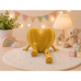 Inima decorativa articulata, 9x6x4 cm, cadou pentru cineva drag, orice ocazie, picioruse miscatoare, plastic, auriu Inima decorativa articulata, 9x6x4 cm, cadou pentru cineva drag, orice ocazie, picioruse miscatoare, plastic, auriu