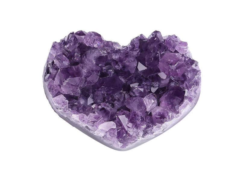 Inima de ametist natural din Uruguay, VeliumCraft, 4-4.5 cm, cristal vindecator spiritual, pentru meditatie si echilibru energetic, model unicat Inima de ametist natural din Uruguay, VeliumCraft, 4-4.5 cm, cristal vindecator spiritual, pentru meditatie si echilibru energetic, model unicat