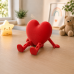 Inima decorativa articulata, 9x6x4 cm, cadou pentru cineva drag, orice ocazie, picioruse miscatoare, plastic, rosu Inima decorativa articulata, 9x6x4 cm, cadou pentru cineva drag, orice ocazie, picioruse miscatoare, plastic, rosu