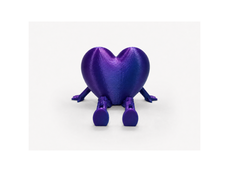 Inima decorativa articulata, 9x6x4 cm, cadou pentru cineva drag, orice ocazie, picioruse miscatoare, plastic, negru violet albastru Inima decorativa articulata, 9x6x4 cm, cadou pentru cineva drag, orice ocazie, picioruse miscatoare, plastic, negru violet albastru