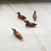 Pereche de rate mandarine, VeliumCraft, 5.2x2.5 cm, remediu Feng shui pentru iubire, uz multiplu, lemn