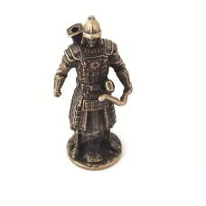 Samurai cu arc statuie, VeliumCraft, 6x3 cm, pentru betisoare parfumate, macheta detaliataq, metal