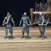 Samurai cu arc statuie, VeliumCraft, 6x3 cm, pentru betisoare parfumate, macheta detaliataq, metal