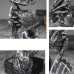 Set 3 figurine decorative, VeliumCraft, Ganditorul, 16x7 cm, sporeste concentrarea si linistea, miros lemnos, culoare bronz, statui