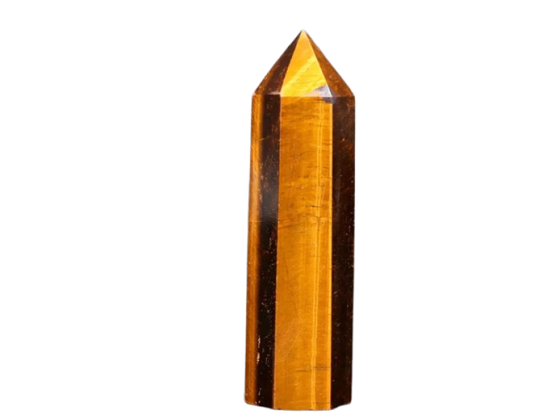 Turn obelisc de cristal Ochiul tigrului natural, VeliumCraft, 7-8 cm, vindecator spiritual, pentru meditatie si echilibru energetic, hexagonal, portocaliu Turn obelisc de cristal Ochiul tigrului natural, VeliumCraft, 7-8 cm, vindecator spiritual, pentru meditatie si echilibru energetic, hexagonal, portocaliu