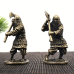 Viking cu secure, VeliumCraft 5.4x2.5 cm, textura de bronz, metal