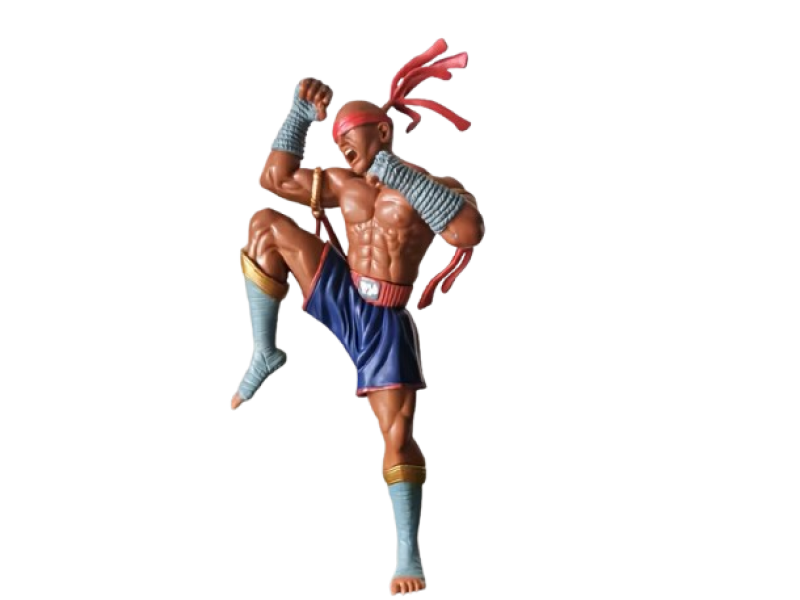 Figurina Luptator kickboxer VeliumCraft, 19 cm, luptator, pvc Figurina Luptator kickboxer VeliumCraft, 19 cm, luptator, pvc