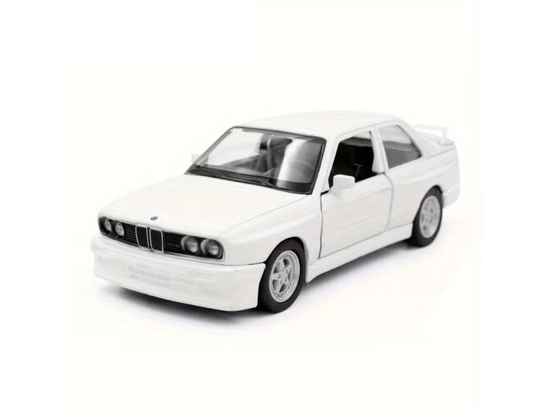 BMW m3 masinuta, VeliumCraft, 12x4x4 cm, alb