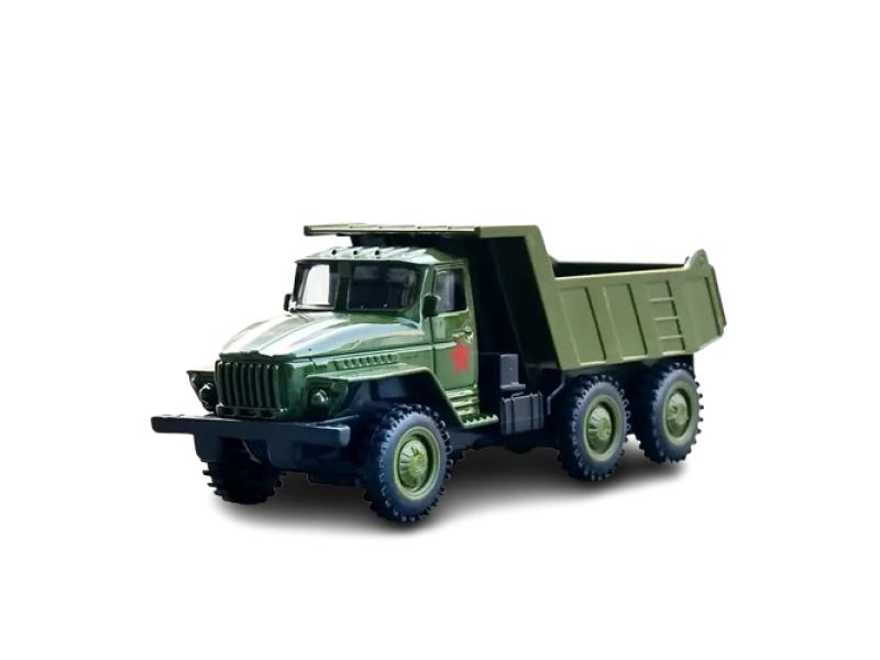 Camion militar rusesc, VeliumCraft, 12x4x5 cm, metal si abs