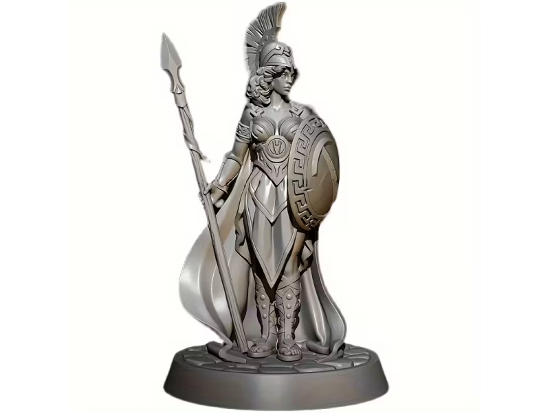 Figurina Femeie luptatoare greaca, VeliumCraft, 5x.28 cm, plastic