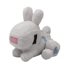 Jucarie Plush, iepuras, VeliumCraft, 16 cm, pufos, pentru copii, alb Jucarie Plush, iepuras, VeliumCraft, 16 cm, pufos, pentru copii, alb