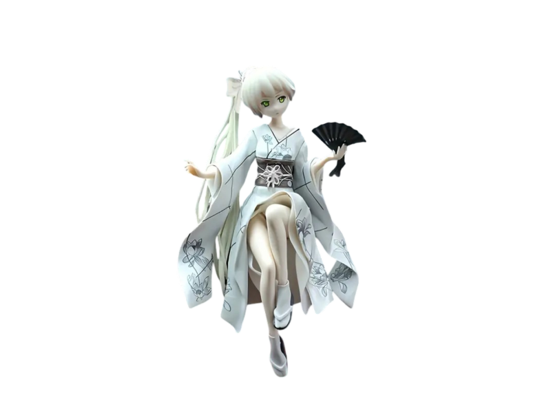 Figurina Kasu, VeliumCraft, tema anime hentai, 14x8 cm, eleganta, alb