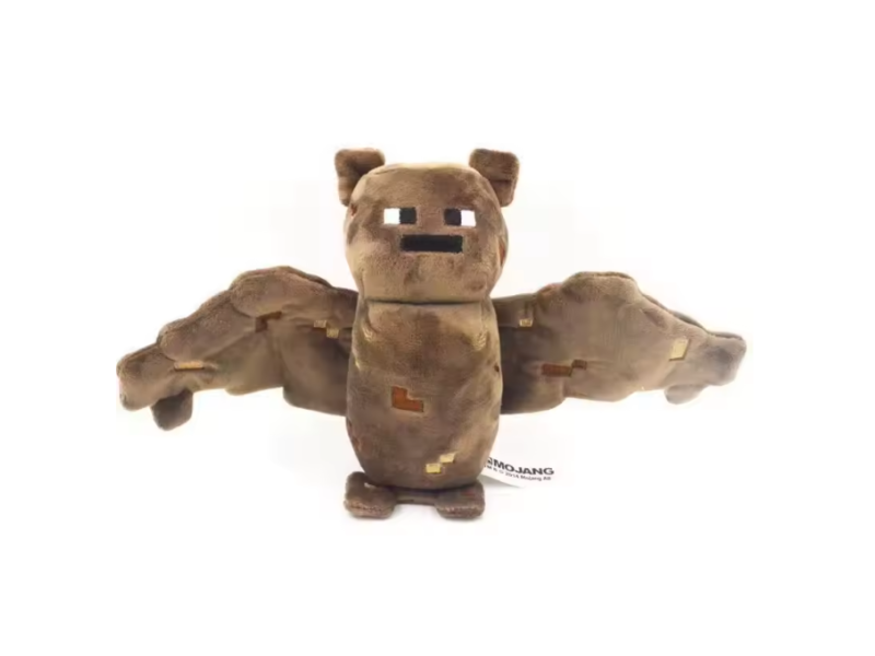 Jucarie Plush liliac, 18 cm, pufos, pentru copii, maro Jucarie Plush liliac, 18 cm, pufos, pentru copii, maro