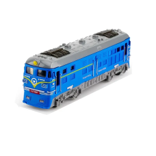 Trenulet locomotiva, VeliumCraft, 18x4.5x5.5 cm, albastru