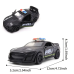 Masina politiei Ford Mustang, VeliumCraft, 12x5.2x4.3 cm, negru Masina politiei Ford Mustang, VeliumCraft, 12x5.2x4.3 cm, negru