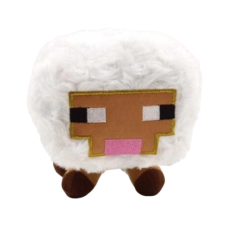 Jucarie Plush oaie, Veliumcraft, 16 cm, pufos, pentru copii, alb Jucarie Plush oaie, Veliumcraft, 16 cm, pufos, pentru copii, alb