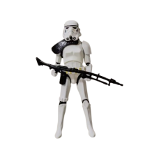 Jucarie soldat heavy gunner figurina, 15 cm, cu mitraliera si casca detasabila, articulata, flexibil, rezistent la socuri si rupere