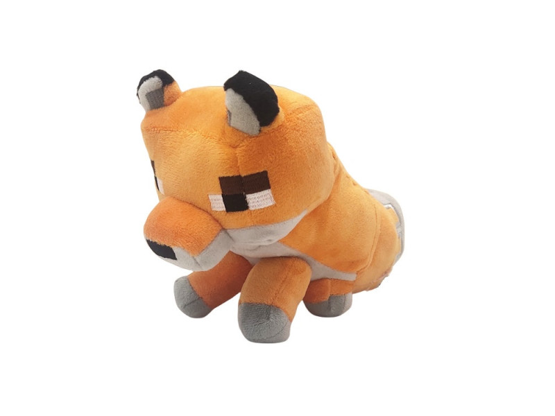 Jucarie Plush vulpita, VeliumCraft, 20-26 cm, pufos, pentru copii, portocaliu