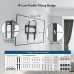 Suport TV de perete, Bontec, 26-65 inch (66-165cm), reglabil, otel, 55kg max, negru
