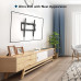 Suport TV de perete, Bontec, 26-65 inch (66-165cm), reglabil, otel, 55kg max, negru