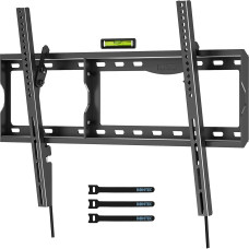 Suport TV de perete, Bontec, 37-86 inch (93-218cm), reglabil, otel, 75kg max, negru