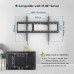 Suport TV de perete, Bontec, 37-86 inch (93-218cm), reglabil, otel, 75kg max, negru