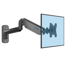 Suport monitor/TV de perete, Bontec, 13-42 inch -33-106cm, reglabil complet, metal, 8 kg max, negru
