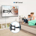 Suport TV de perete, Bontec, 13-43 inch (33-109cm), pivotant reglabil flexibil, otel, 20 kg max, negru