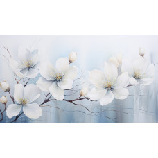 Tablou Canvas Magnolie, living, dormitor, flori, 90 x 50 cm