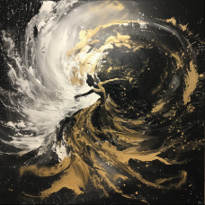 Tablou Canvas dormitor, living, Destin abstract, portal, mistic 45 x 45 cm