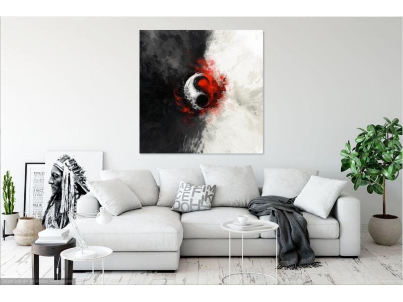 Tablou Canvas living, dormitor, Yin si yang, eternitate 2, armonie, 45 x 45 cm Tablou Canvas living, dormitor, Yin si yang, eternitate 2, armonie, 45 x 45 cm