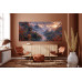 Tablou Canvas living, Peisaj in Japonia, pasari munti, rasarit, cetate, ceata, padure, flori, natura 90 x 40 cm