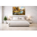 Tablou Canvas Cabana ideala 34, 80 x 50 cm, natura, peisaj, stil pictura, sasiu de lemn, panza de bumbac 90%, agatatoare invizibila