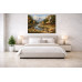 Tablou Canvas Cabana ideala 39, 60 x 40 cm, natura, peisaj, stil pictura, sasiu de lemn, panza de bumbac 90%, agatatoare invizibila