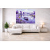Tablou Canvas Lavanda in briza 2, 80 x 50 cm, natura, peisaj, stil pictura, sasiu de lemn, panza de bumbac 90%, agatatoare invizibila
