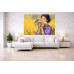 Tablou Canvas Serenitate feminina 2, flori, femeie, 80x50 cm, sasiu de lemn, panza de bumbac 90%, agatatoare invizibila Tablou Canvas Serenitate feminina 2, flori, femeie, 80x50 cm, sasiu de lemn, panza de bumbac 90%, agatatoare invizibila