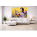Tablou Canvas Serenitate feminina 4, flori, femeie, 80x50 cm, sasiu de lemn, panza de bumbac 90%, agatatoare invizibila Tablou Canvas Serenitate feminina 4, flori, femeie, 80x50 cm, sasiu de lemn, panza de bumbac 90%, agatatoare invizibila