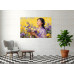 Tablou Canvas Serenitate feminina 4, flori, femeie, 80x50 cm, sasiu de lemn, panza de bumbac 90%, agatatoare invizibila Tablou Canvas Serenitate feminina 4, flori, femeie, 80x50 cm, sasiu de lemn, panza de bumbac 90%, agatatoare invizibila