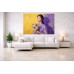 Tablou Canvas Serenitate feminina 5, flori, femeie, 80x50 cm, sasiu de lemn, panza de bumbac 90%, agatatoare invizibila Tablou Canvas Serenitate feminina 5, flori, femeie, 80x50 cm, sasiu de lemn, panza de bumbac 90%, agatatoare invizibila
