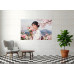 Tablou Canvas Serenitate feminina 6, flori, femeie, 80x50 cm, sasiu de lemn, panza de bumbac 90%, agatatoare invizibila