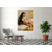 Tablou Canvas Nud Exotic 2, femeie, senzual print stil pictura 80x60 cm, sasiu de lemn, panza de bumbac 90%, agatatoare invizibila