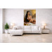 Tablou Canvas Nud Exotic 3, femeie, senzual print stil pictura 80x60 cm, sasiu de lemn, panza de bumbac 90%, agatatoare invizibila