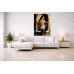 Tablou Canvas Nud Exotic 5, femeie, senzual print stil pictura 80x60 cm, sasiu de lemn, panza de bumbac 90%, agatatoare invizibila
