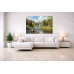 Tablou Canvas Cabana ideala 48, 80 x 50 cm, natura, peisaj, stil pictura, sasiu de lemn, panza de bumbac 90%, agatatoare invizibila