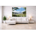 Tablou Canvas Peisaj in Japonia 11, 80x50 cm, natura, flori, lac, padure, rau, stil pictura, sasiu de lemn, panza de bumbac 90%, agatatoare invizibilla